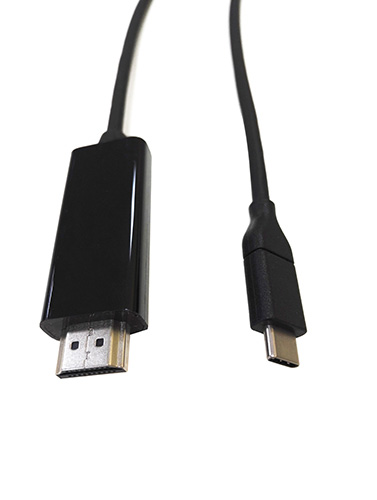 V177-L-CB8W-RC-3USBHDMI-2-CB8W-RC-3USBHDMI-2__93821-00 8WARE 2m USB 3.1 Type C (USB-C) to HDMI Adapter Converter Cable Male to Male for Apple Macbook Chromebook Samsung Galaxy S8+ CBAT-USBCHDMI-2 - Image 1
