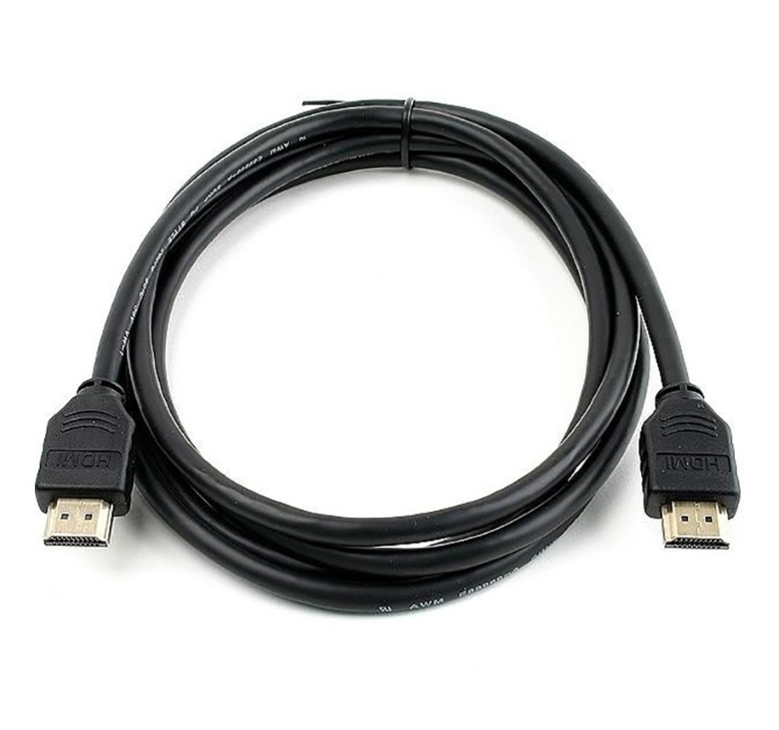V177-L-CB8W-RC-HDMI-OEM-CB8W-RC-HDMI-OEM__05927-00 8WARE HDMI Cable 1.8m / 2m Male to Male OEM HDMI 1.4V Black PVC Jecket Pack - Image 1