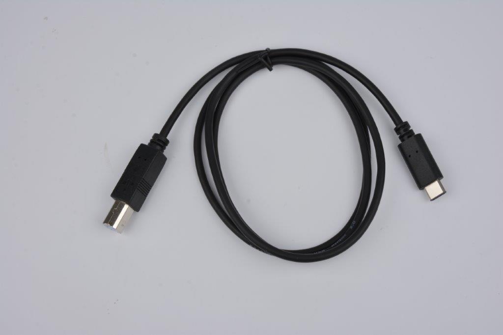 V177-L-CB8W-UC-2001BC-CB8W-UC-2001BC__72289-00 8WARE USB 2.0 Cable 1m Type-C to B Male to Male - 480Mbps - Image 1
