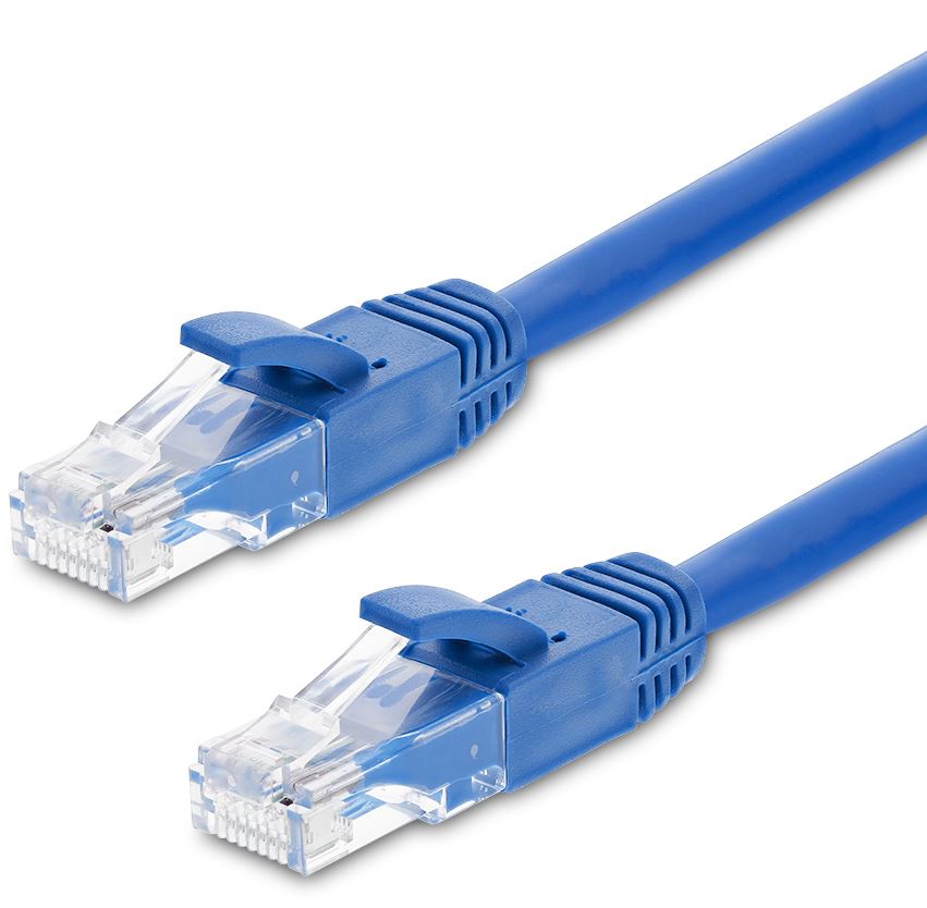 V177-L-CBAT-CAT6BL-1M_CBAT-CAT6BL-1M__35840_1 ASTROTEK CAT6 Cable 1m - Blue Color Premium RJ45 Ethernet Network LAN UTP Patch Cord 26AWG-CCA PVC Jacket - Image 1