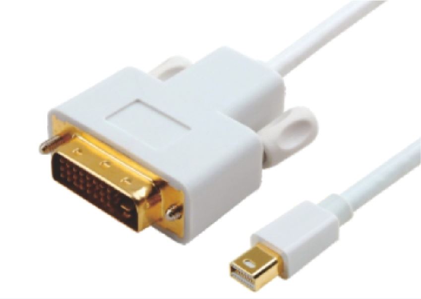 V177-L-CBAT-MINIDPDVI-2_CBAT-MINIDPDVI-2__69832_1 ASTROTEK Mini DisplayPort DP to DVI Cable 2m - 20 pins Male to 24+1 pins Male 32AWG Gold Plated - Image 1