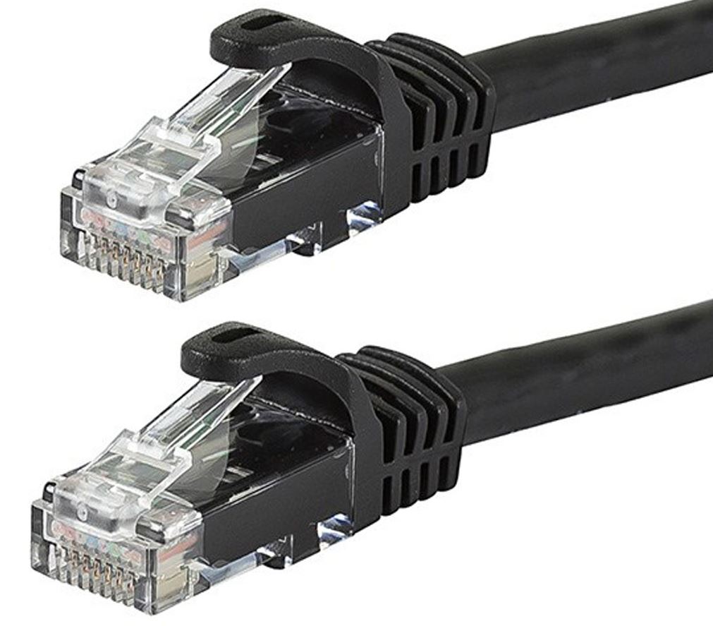 V177-L-CBAT-RJ45BLKU6-30M_CBAT-RJ45BLKU6-30M__72605_1 ASTROTEK CAT6 Cable 30m - Black Color Premium RJ45 Ethernet Network LAN UTP Patch Cord 26AWG-CCA PVC Jacket - Image 1