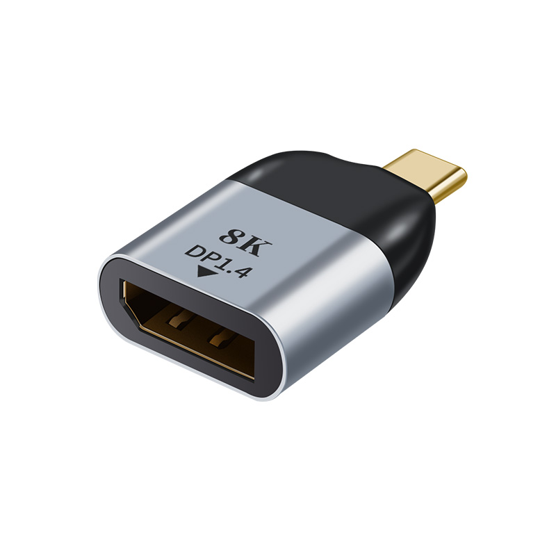 V177-L-CBAT-USBCDP-MF_CBAT-USBCDP-MF__91500_1 ASTROTEK USB-C to DP DP DisplayPort Male to Female Adapter support 8K@60Hz 4K@60Hz Aluminum shell Gold plating for Windows Android Mac OS - Image 1