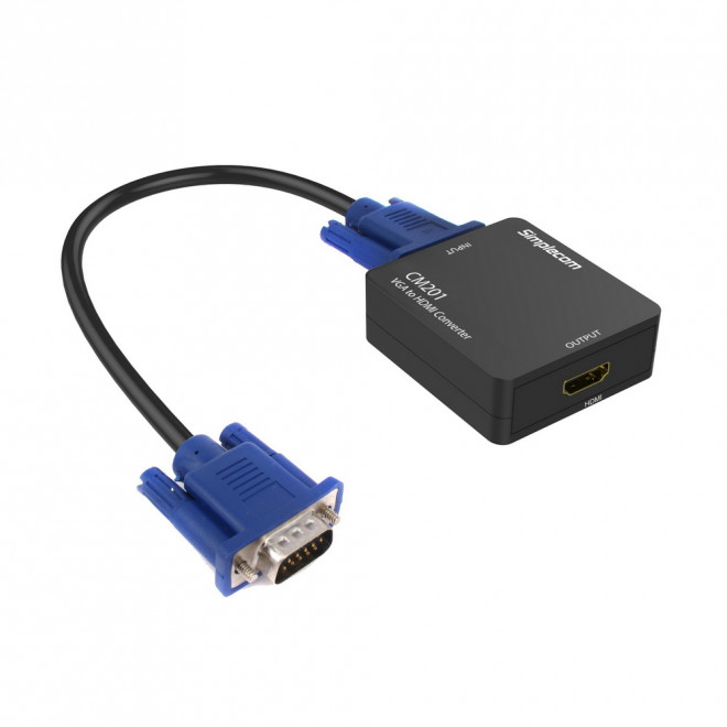 V177-L-CBSI-CM201-CBSI-CM201__63999-00 SIMPLECOM CM201 Full HD 1080p VGA to HDMI Converter with Audio - Image 1