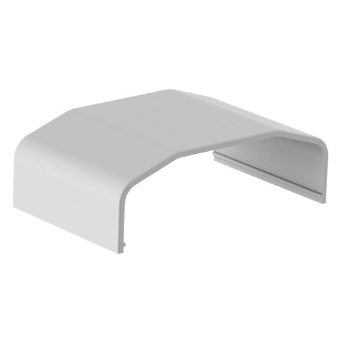 V177-L-CMBT-CC07-J1-W-72669-00 BRATECK Plastic Cable Cover Joint Material:ABS Dimensions 64x21.5x40mm - White - Image 1