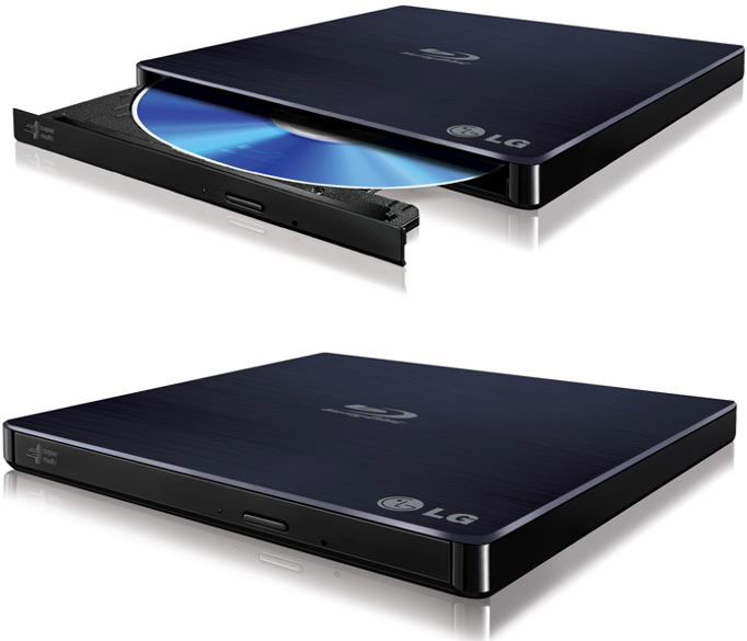 V177-L-DVL-BP50NB40-DVL-BP50NB40__73935-00 LG BP50NB40 8x Ultra Slim Portable External USB Blu-Ray Drive Burner - M Disc Silent Play 3D Jamless Play - Image 1