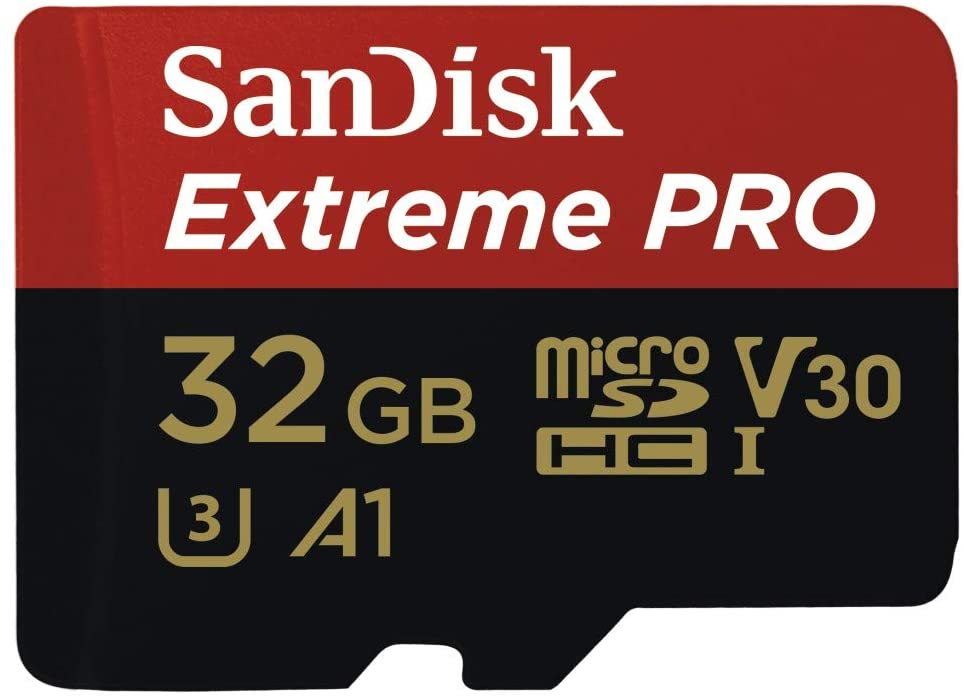 V177-L-FMS-MSDEXTREMEP-032G_FMS-MSDEXTREMEP-032G__55446_1 SANDISK 32GB SanDisk Extreme Pro microSDHC SQXCG V30 U3 C10 A1 UHS-1 100MB/s R 90MB/s W 4x6 SD Adaptor Android Smartphone Action Camera Drones - Image 1