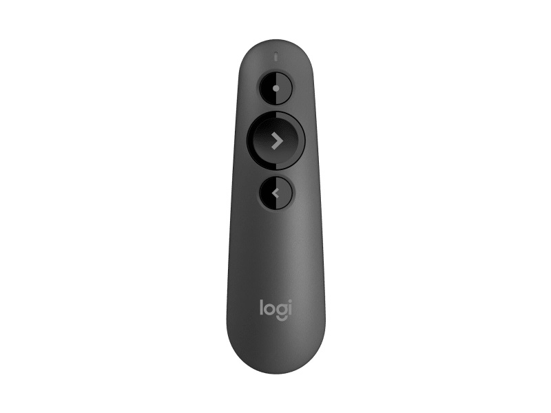 V177-L-MILT-R500S-70733-00 LOGITECH R500S Laser Presentation Remote with Dual Connectivity Bluetooth or USB 20m Range Red Laser Pointer for PowerPoint Keynote Google Slides - Image 1