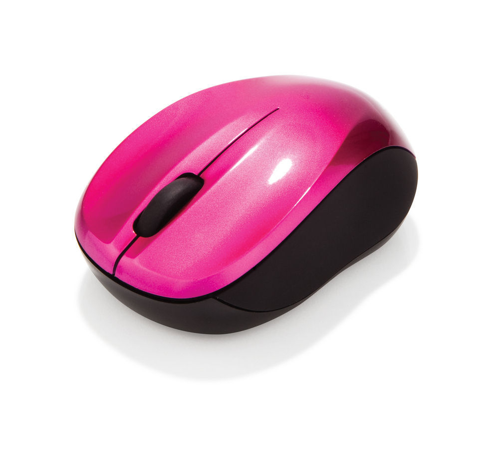 V177-L-MIV-49043-MIV-49043__21357-00 Verbatim GO Nano Pink Mouse Wireless Optical - Image 1