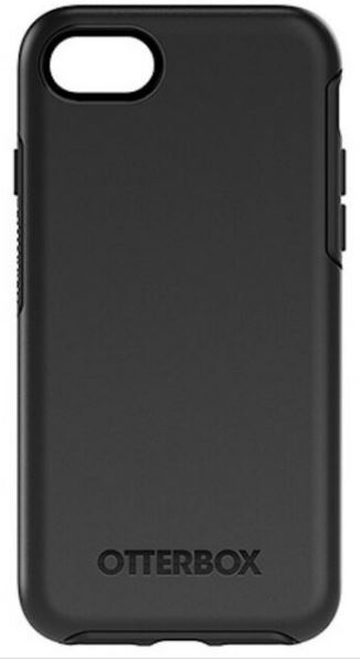 V177-L-MPAOTTBOX2GENSBLK-MPAOTTBOX2GENSBLK__23269-00 OTTERBOX Symmetry Series for iPhone SE (2nd gen)/iPhone 8 and iPhone 7, Black - Image 1