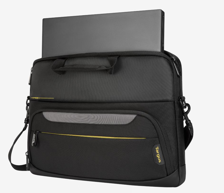 V177-L-NAT-TSS867GL-NAT-TSS867GL__17029-00_1 Targus 15.6' CityGear III SlimLit Laptop Case - Black - Image 1