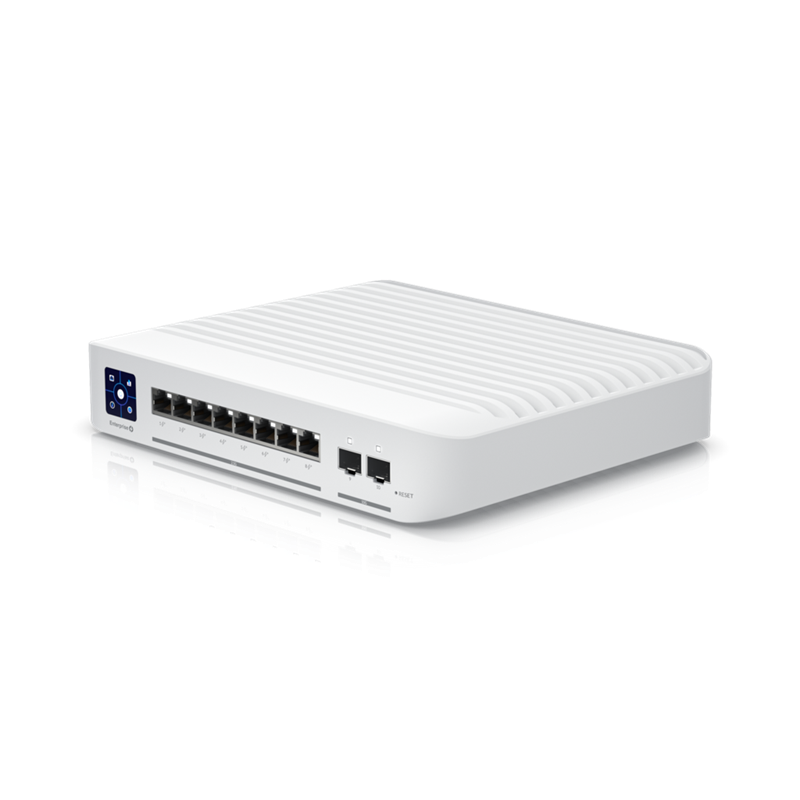 V177-L-NHU-USW-ENT-8-POE-71219-00 UBIQUITI Switch Enterprise 8-port PoE+ 8x2.5GbE, Ideal For Wi-Fi 6 AP, 2x 10g SFP+ Ports For Uplinks, Managed Layer 3 Switch - Image 1
