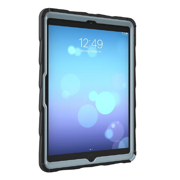 V177-MA-15GD-APP-DTC-IPAD102_L_15GD-APP-DTC-IPAD102__99088_1 Gumdrop Droptech Clear Rugged Case designed for Apple iPad 10.2" - 7/8/9th Gen Models: A2197, A2228, A2068, A2198, A2230,A2604 - Image 1