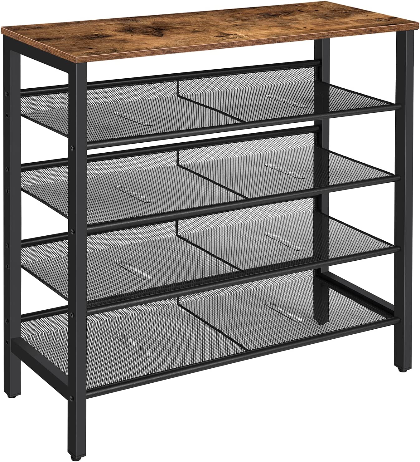 V178-83157-202504301105-00 5-Tier Shoe Rack, Industrial Shoe Organizer Storage Bench - Image 1