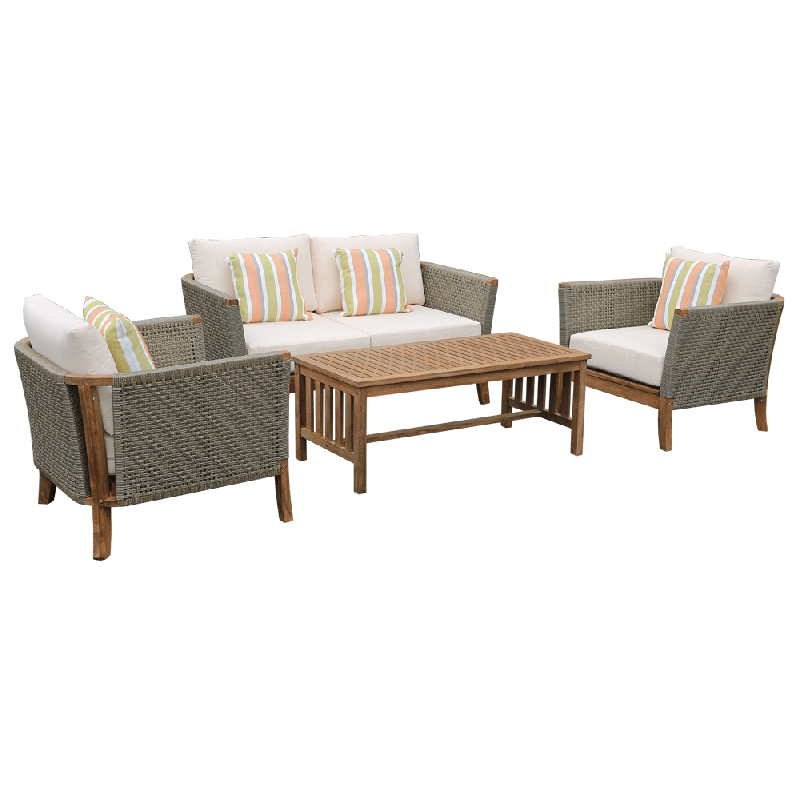 V179-QF-CLA-SET-4-66805-00 Classic lounge set 4 pcs - Image 1