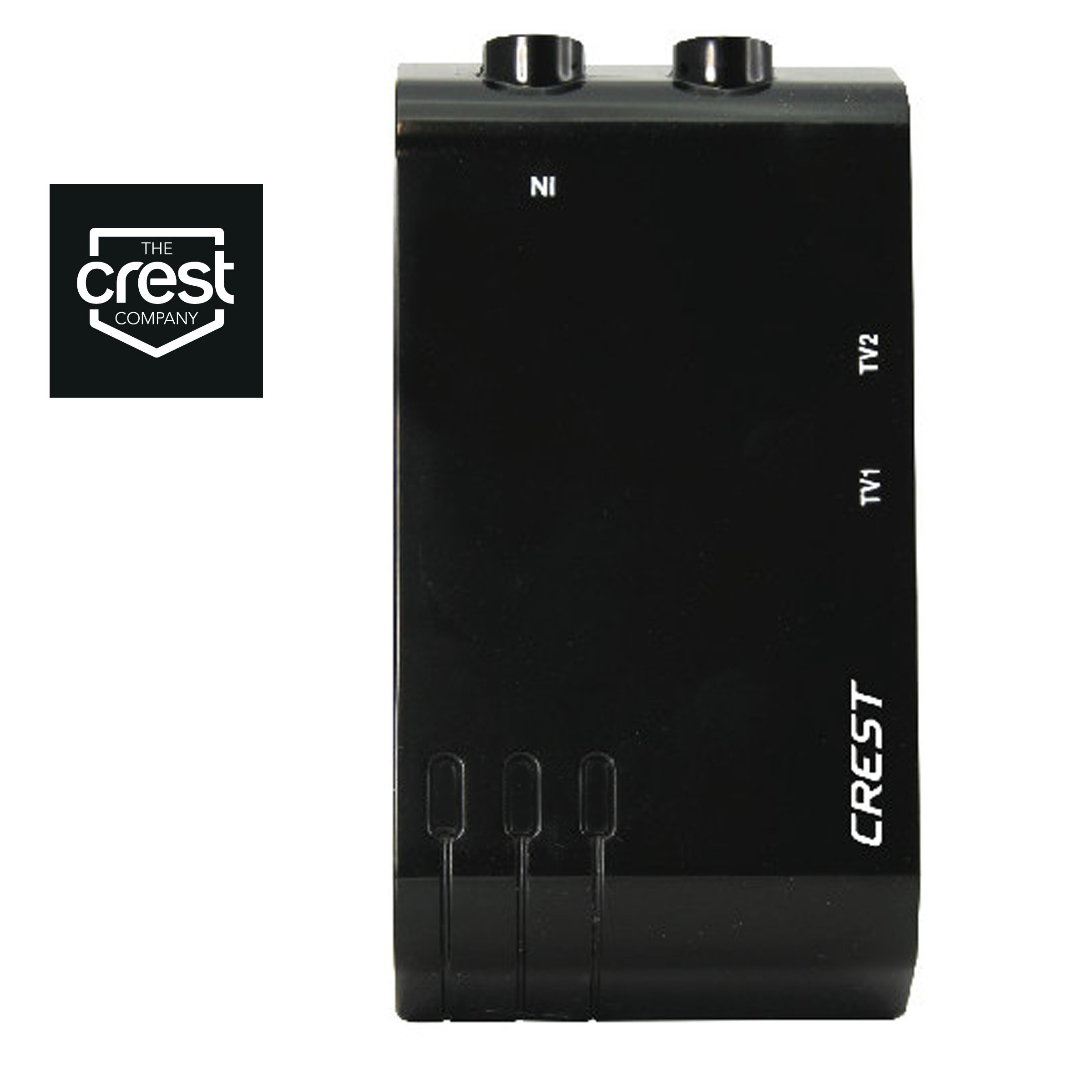 V185-CODA8212_8212a_1 Crest UHF VHF Digital TV Signal Splitter Distributor 2 Outputs - Image 1