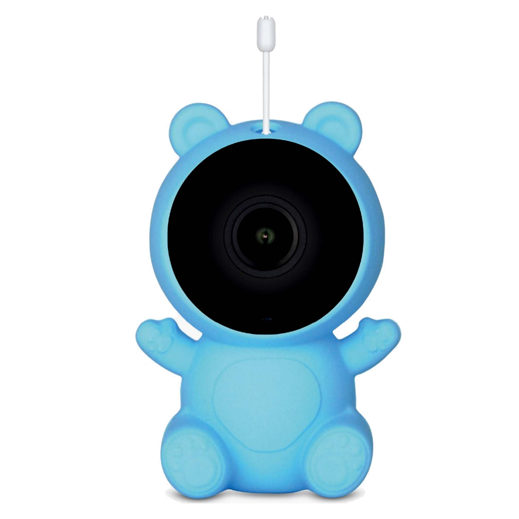 V185-DG163BMBL-91231-00 New DGTEC Teddy Smart Full HD Baby Monitor Blue iOS Android App - Image 1