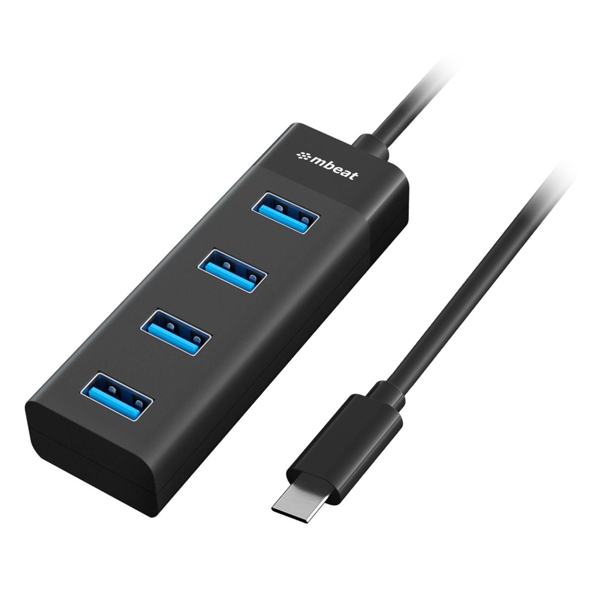 V186-MB-C3H-5K-155331-00 mbeat 4-Port USB-C Hub with USB-C DC Port - Image 1