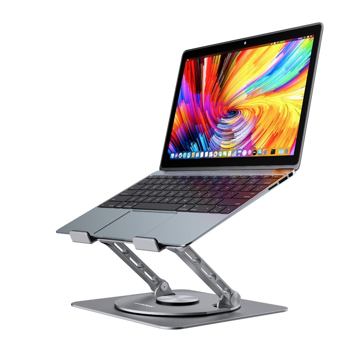 V186-MB-STD-S7GRY-211343-00 mbeat Stage S7 Rotating and Height-Adjustable Laptop Stand - Space Grey - Image 1