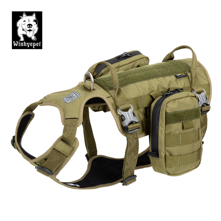 V188-ZAP-YH1805-ARMYGREEN-L-YH1805_720x720-00 Whinhyepet Military Harness Army Green L - Image 1