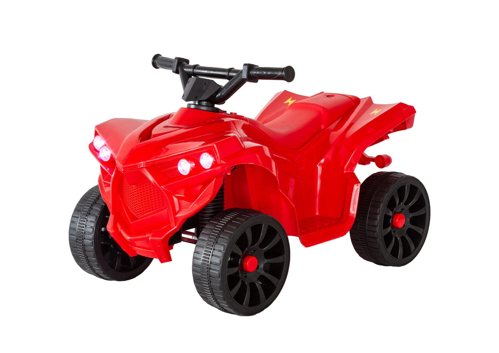 V196-90402R-185175-00 Rechargeable Ride-on Quad bike (Red) with Safe Braking System - Image 1