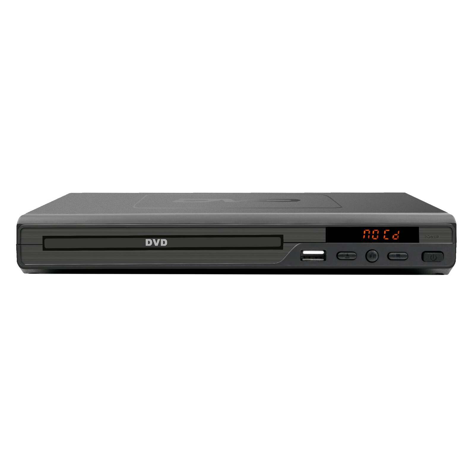 V196-DVD3460-37963-00 Mini-Size DVD Player (Black) w/ Multi-Region Set-up & Compact Size - Image 1