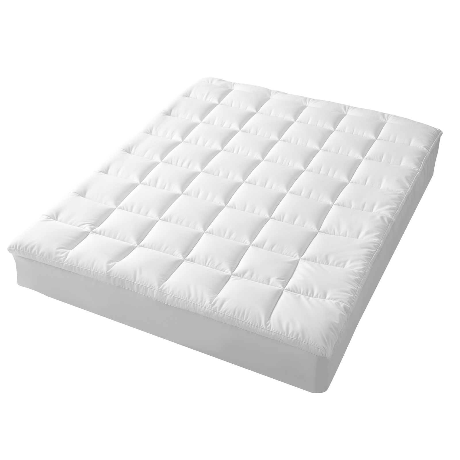 V196-MTK200_K-206088-00 Hypoallergenic, Antibacterial w/ 100% Microfiber filling Mattress Topper - KING - Image 1