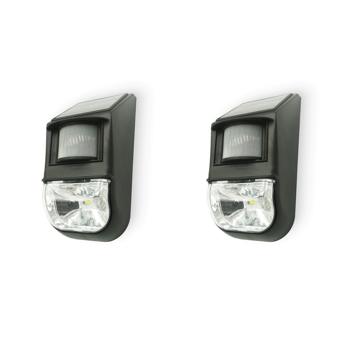 V196-SL8X2-37940-00 Solar-Powered Motion Sensor Light (2-Piece), Detects Motion, Rechargeable - Image 1