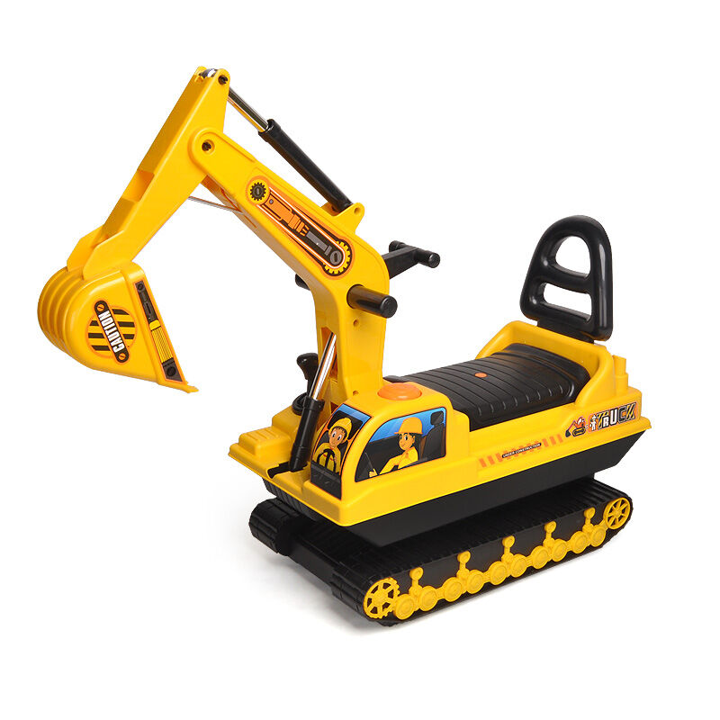 V196-YD2001-202505191430-00 Ride-on Children's Excavator w/ Sturdy Track and Dual Operation Levers to Scoop - Image 1