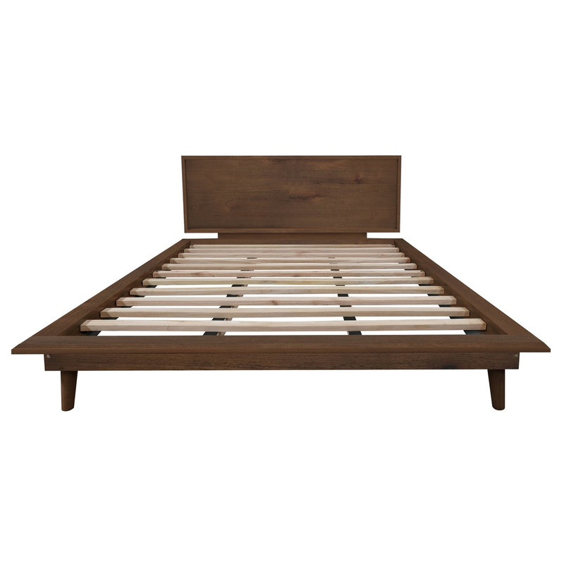V199-BS100GTYQSWN-210554-00 Gatsby Platform Queen Bed (Walnut) - Image 1