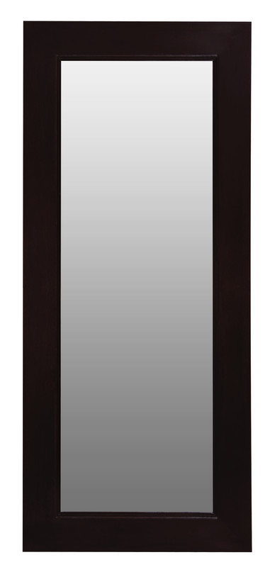 V199-MR65150SMC-149112-00 Toby Solid Mahogany Timber Standing Mirror (Chocolate) - Image 1