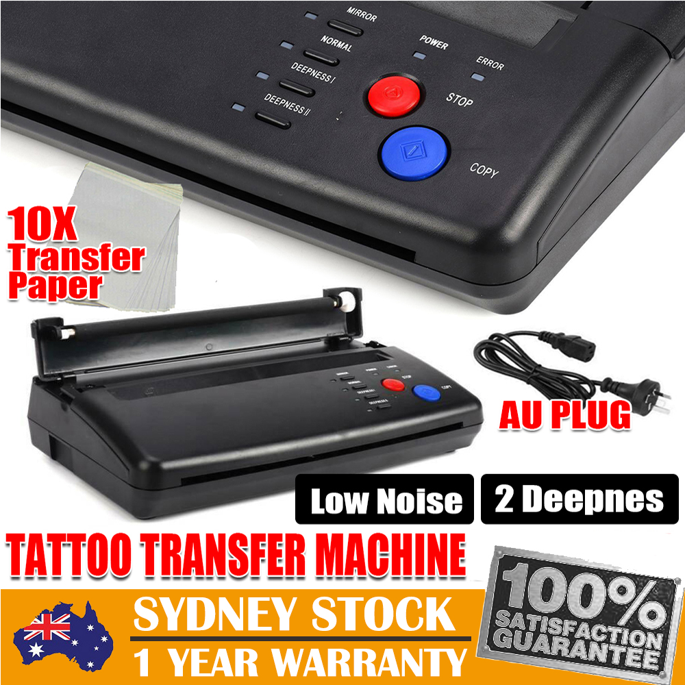 V201-BBZ0616BL8AU-84336-00 ABS Tattoo Transfer Copier Printer Machine Thermal Stencil Paper Body Art Maker - Image 1