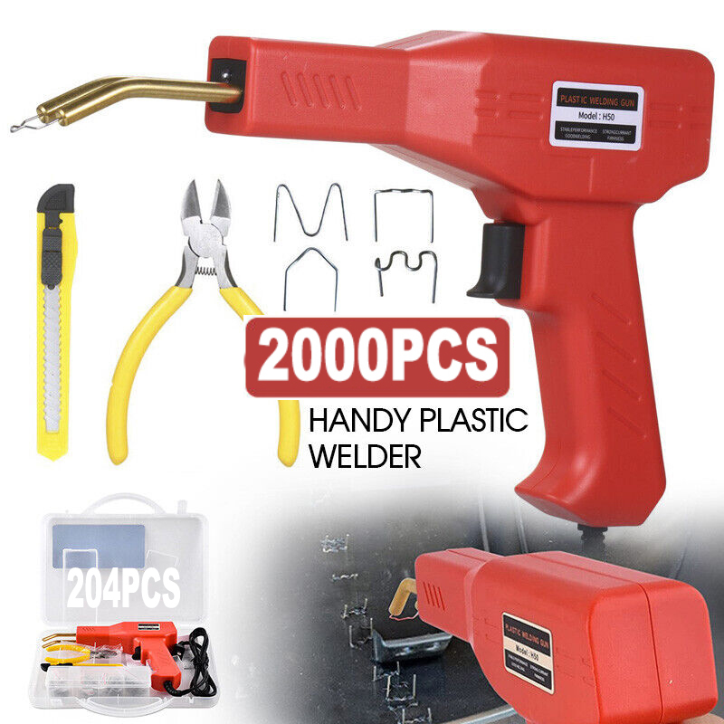 V201-DP240157SET-151203-00 Plastic Welder Garage Tool Hot Staple Staplers Bumper Repair Welding Machine Kit - Image 1