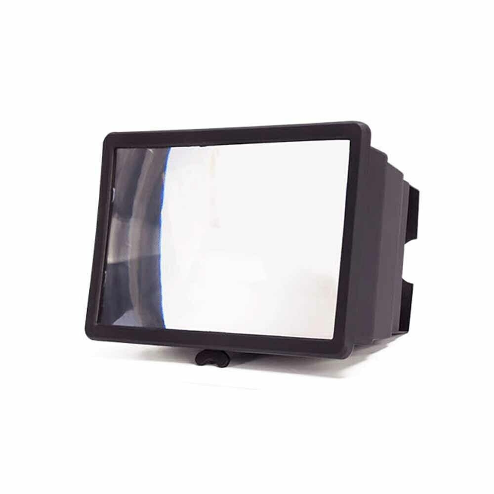 V201-EZ1169381A1-81434-00 3D Mobile Phone Screen Magnifier 12" HD Video Amplifier for Smartphone Stand - Image 1