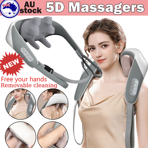 V201-MAS0001GA8AU-175449-00 Massagers for Neck and Shoulder with Heat Goletsure Pain Relief Deep 5D Kneading - Image 1