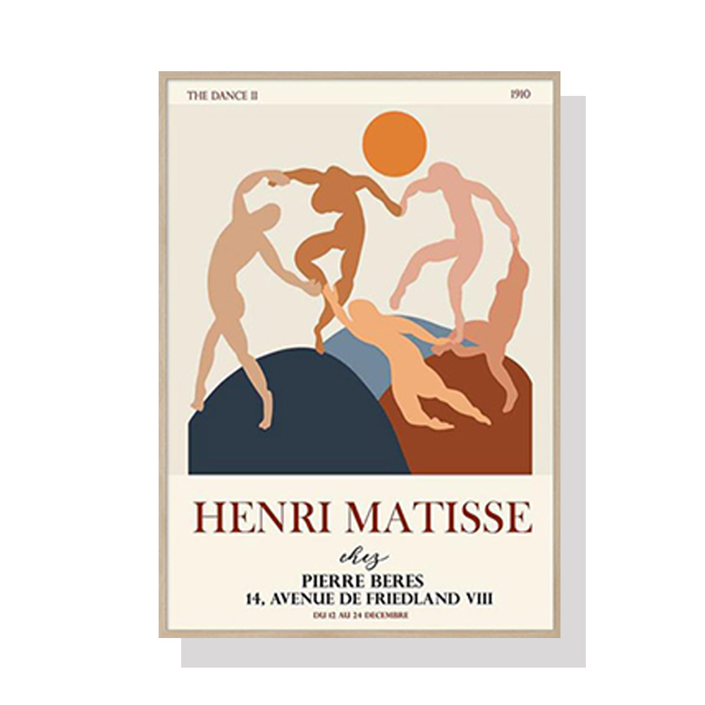 V207-1269_Dancing-by-Henri-Matisse Wall Art 60cmx90cm Dancing by Henri Matisse Wood Frame Canvas - Image 1