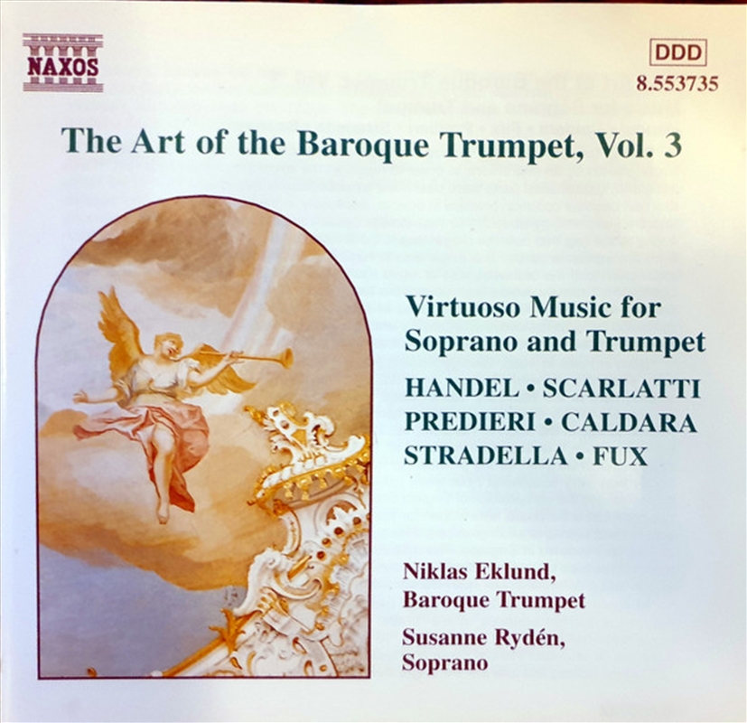 V210-2076385-202507030430-00 Va: Art Of Baroque Trpt Vol3 - Eklund Trpt Cd Album - Image 1
