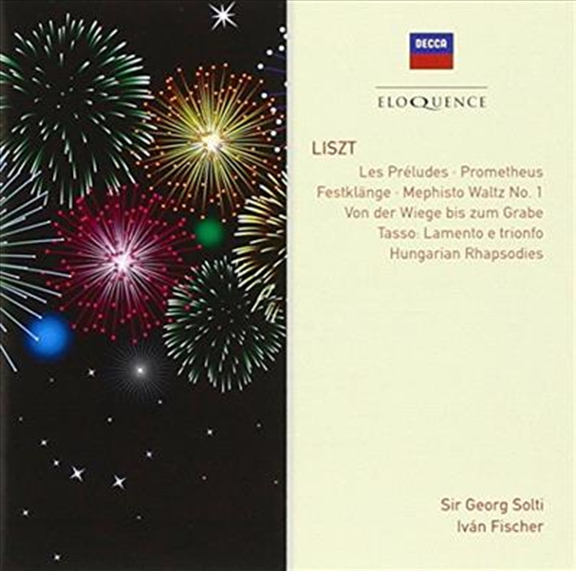 V210-2205187-202507021645-00 Liszt: Tone Poems Hungarian Rh - Solti, Sir Georg: Ivan Fischer Cd Album - Image 1