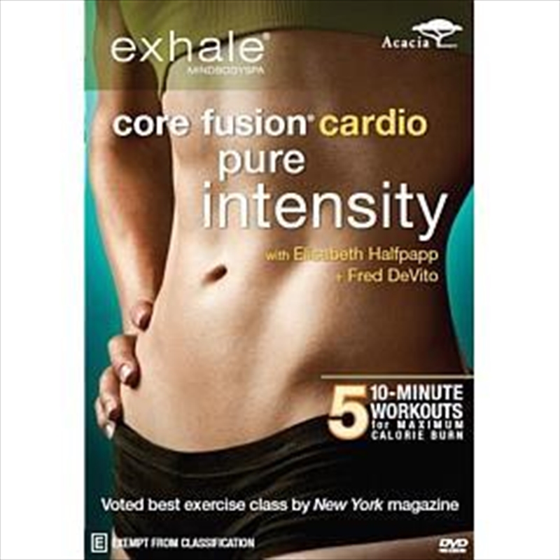 V210-2223196-81318-00 Exhale Core Fusion Cardio Pure Intensity DVD - Image 1