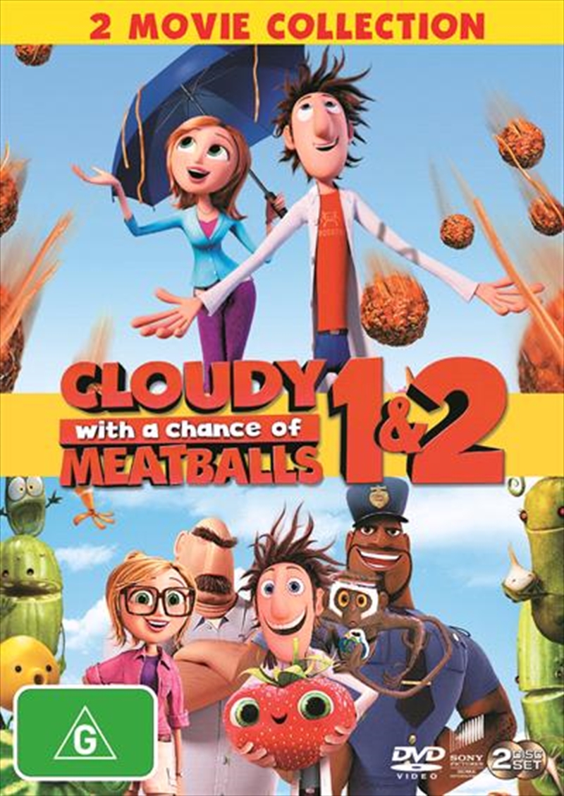 V210-2260563-76015-00 Cloudy With A Chance Of Meatballs / Cloudy With A Chance Of Meatballs 2 DVD - Image 1