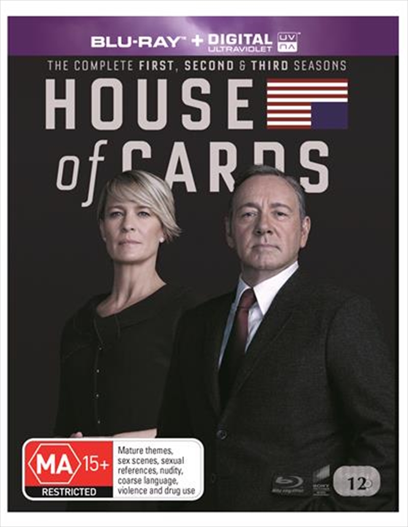 V210-2296326-76343-00 House Of Cards - Season 1-3 | UV - Boxset Blu-ray - Image 1
