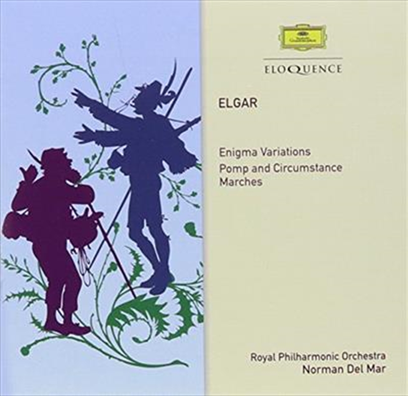 V210-2300111-202507021230-00 Elgar: Enigma Variations: Pomp - Del Mar, Norman Cd Album - Image 1