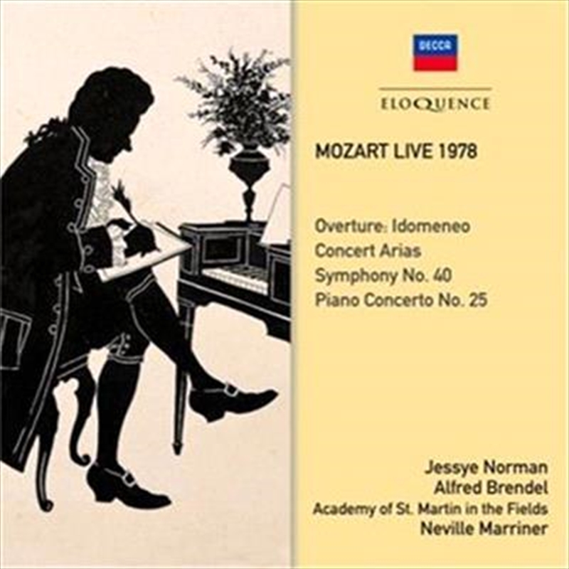 V210-2365141-202507021730-00 Mozart Live 1978 - Norman, Jessye: Alfred Brendel Cd Album - Image 1