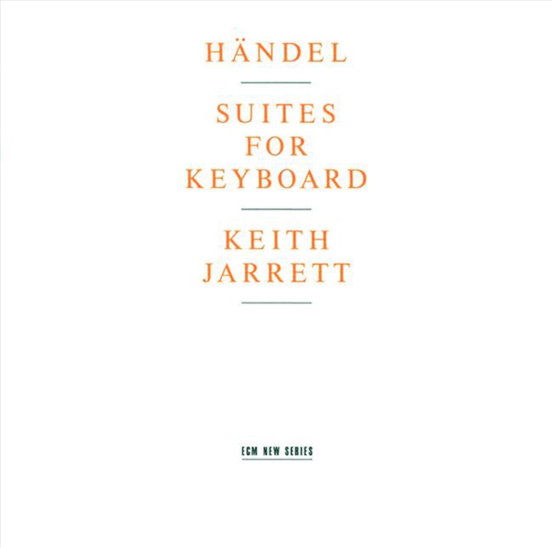 V210-248929-202507030625-00 Handel:Suites For Keyboar - Jarrett, Keith Cd Album - Image 1