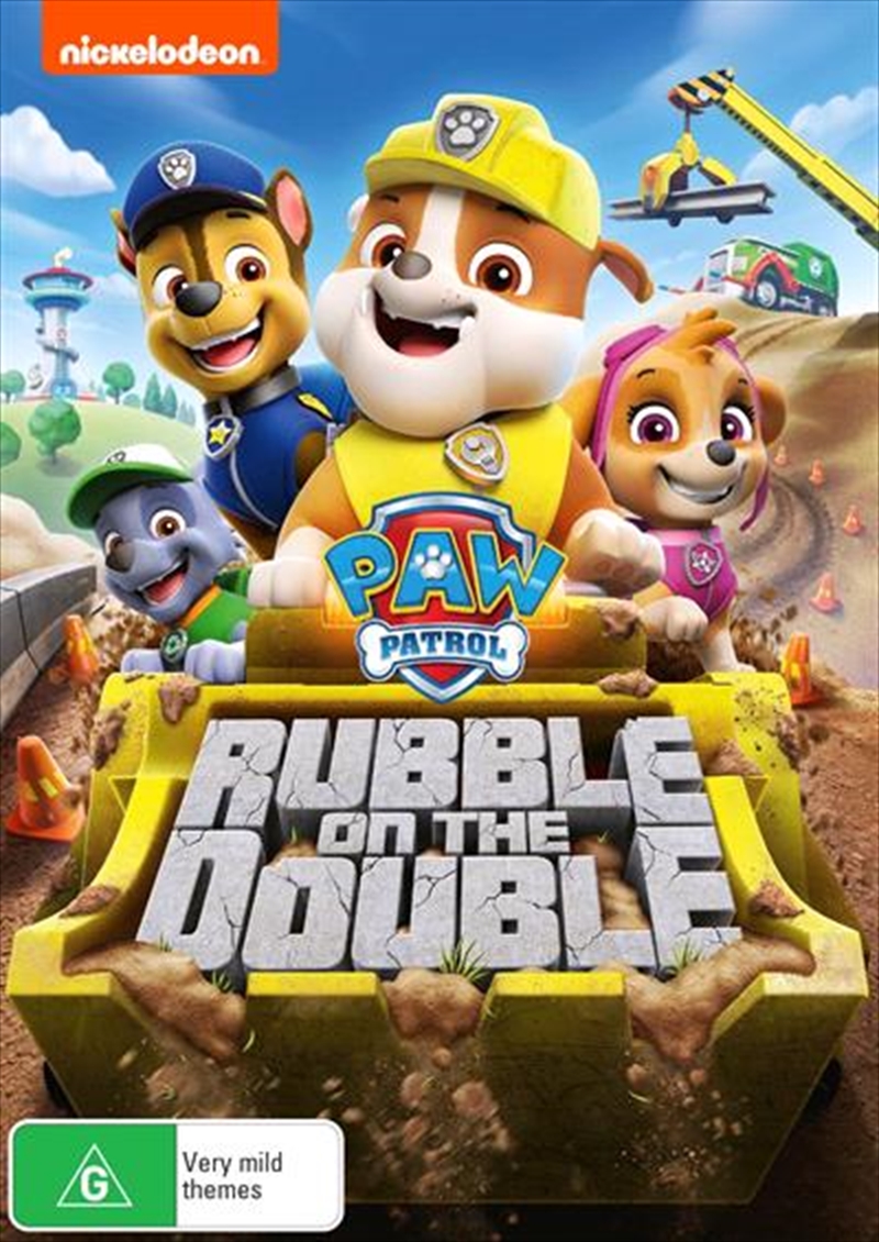 V210-2543496-75955-00 Paw Patrol - Rubble On The Double! DVD - Image 1