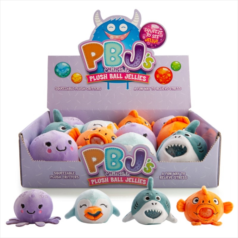V210-2613380-SDC_2613380_2020-15-12-10-46-11-00 Sea Animal Plush Ball Jellies (SELECTED AT RANDOM) - Image 1