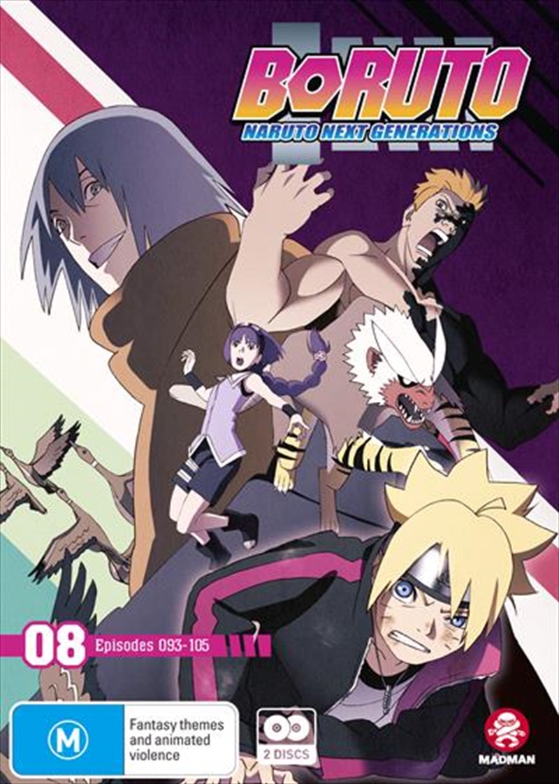 V210-2621603-80098-00 Boruto - Naruto Next Generations - Part 8 - Eps 93-105 DVD - Image 1
