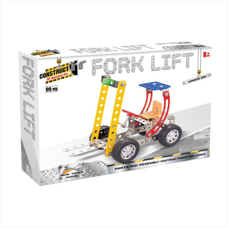 V210-2639942-SDC_2639942_2021-19-7-12-25-06-00 Construct-It! - Fork Lift, 99-Piece Metal Building Set - Image 1