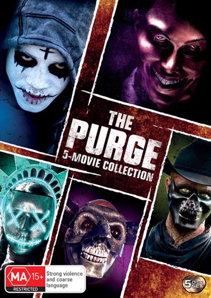 V210-2645453-75775-00 Purge / The Purge - Anarchy / The Purge - Election Year / The First Purge / The Forever Purge | 5 Mo DVD - Image 1