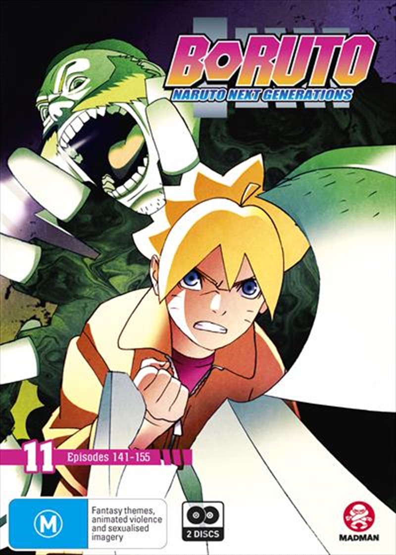 V210-2664440-80093-00 Boruto - Naruto Next Generations - Part 11 - Eps 141-155 DVD - Image 1
